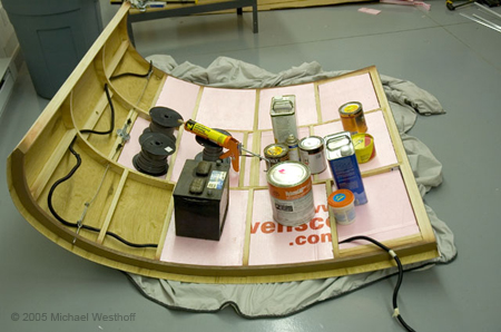 Adhering Hatch Insulation