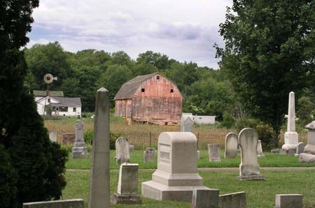 Farm and Cemetery