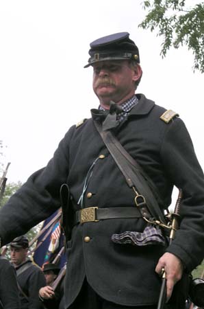Marching Union Soldier